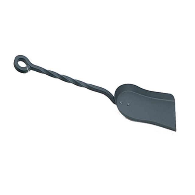 Manor 1008 Eye Hearth Shovel - Black