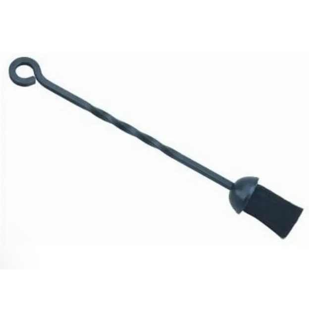 Manor 1018 Eye Handle Hearth Brush - Black