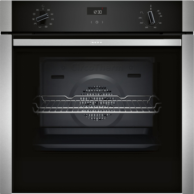 Neff B3ACE4AN3B 59.4cm Built In Electric Single Oven - Stainless Steel