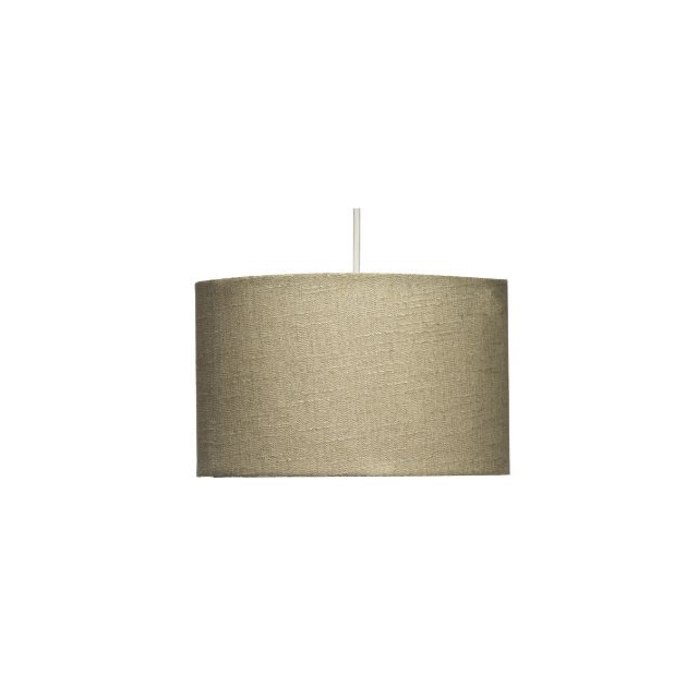 Oaks Lighting Straight Drum Linen Shade - Calico 