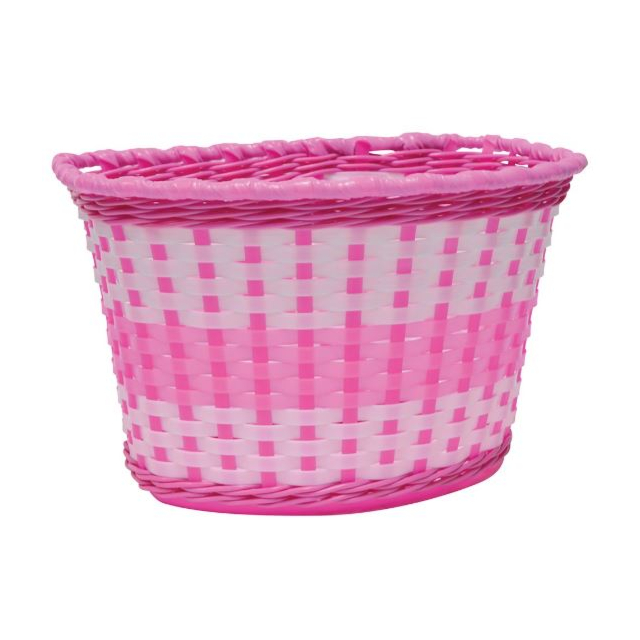 Oxford Junior Woven Basket Pink
