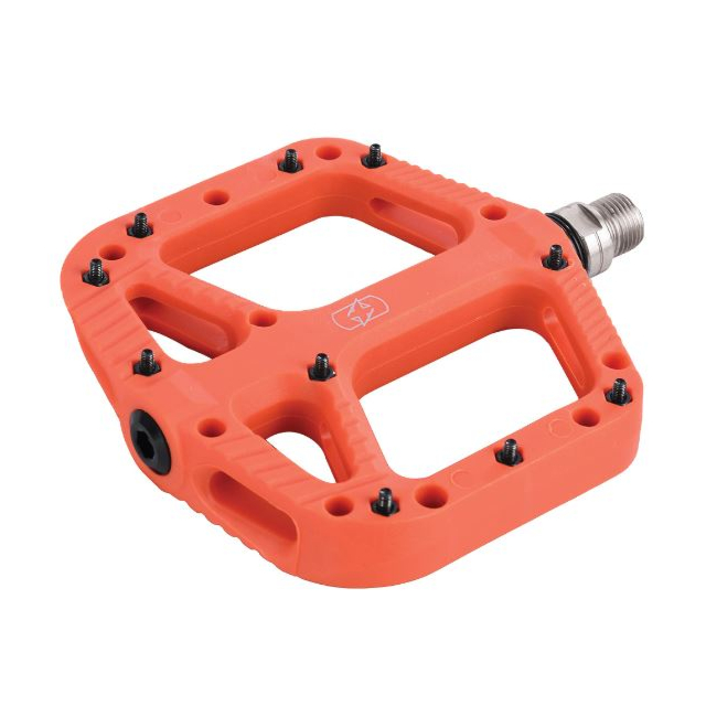 Oxford Loam 20 Nylon Flat Pedals Orange