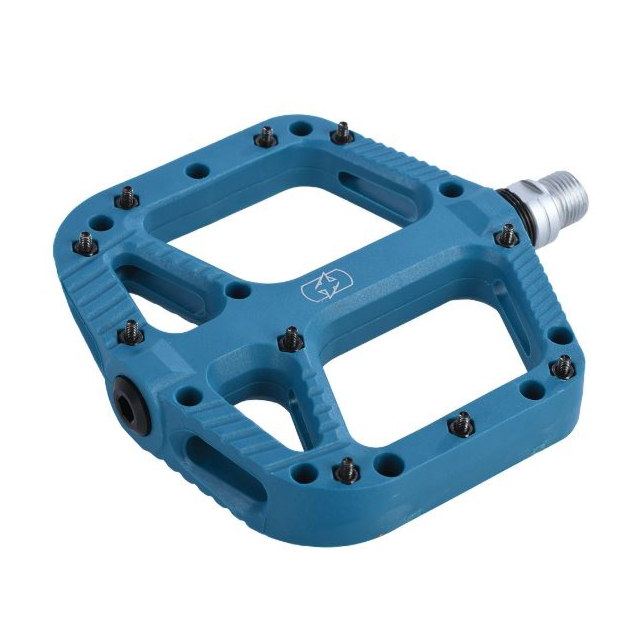 Oxford Loam 20 Nylon Flat Pedals Blue