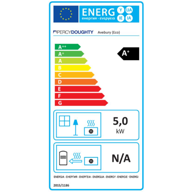 Penman Avebury Eco Multi-Fuel Stove - 5kW - Black *Including Flue Kit*