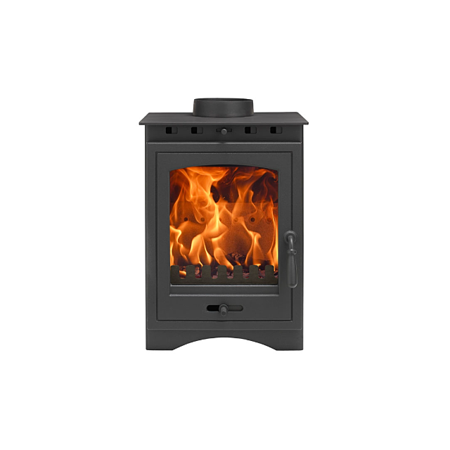 Penman Helios 5 Eco Multi-Fuel Stove - 5kW - Black