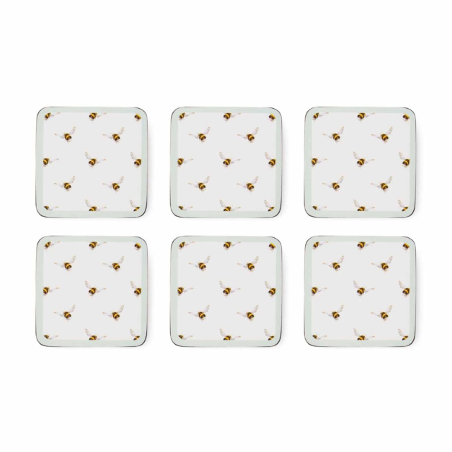 'Flight of the Bumlebee' Coasters 6 Pack 