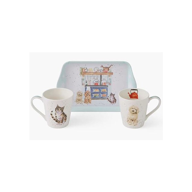Wrendale Designs Country Kitchen Mug & Tray Set