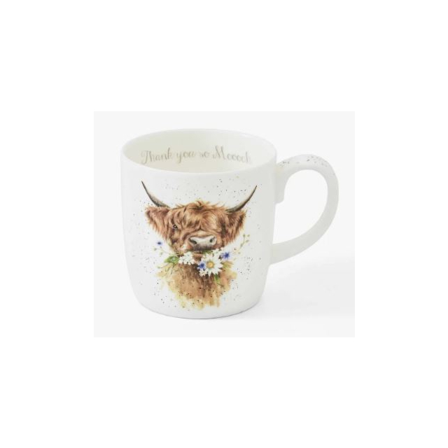 Wrendale Large Mug Thank You Cow