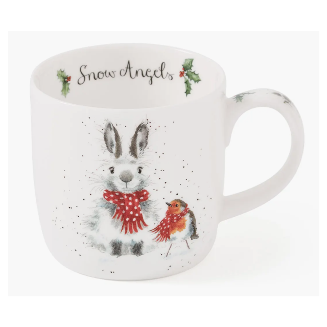 Wrendale Christmas Mug - Snow Angel 