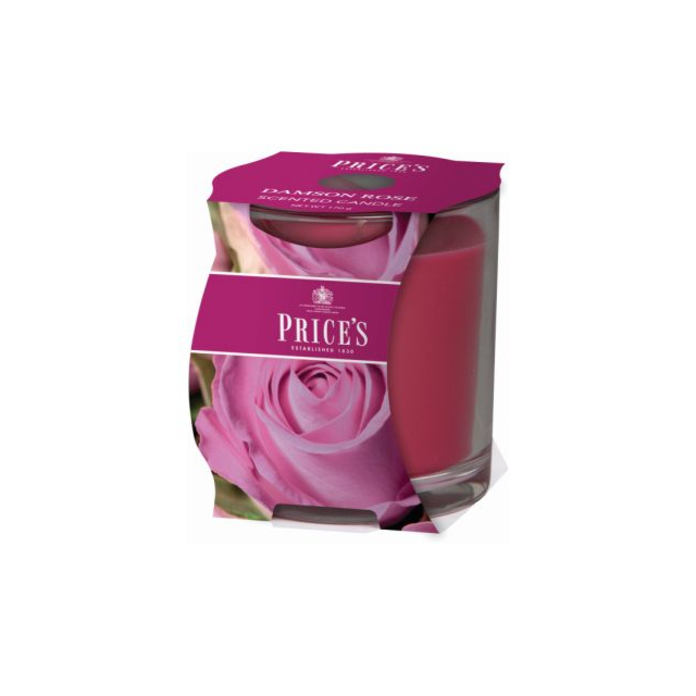 Price's Candle Jar Damson Rose 