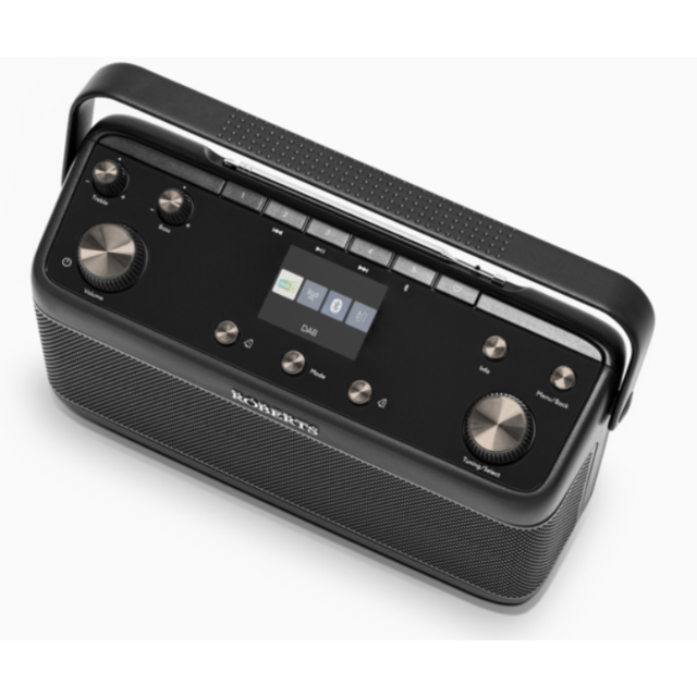 Roberts BLUTUNE7BK DAB / DAB+ / FM Portable Stereo Radio with Bluetooth - Black
