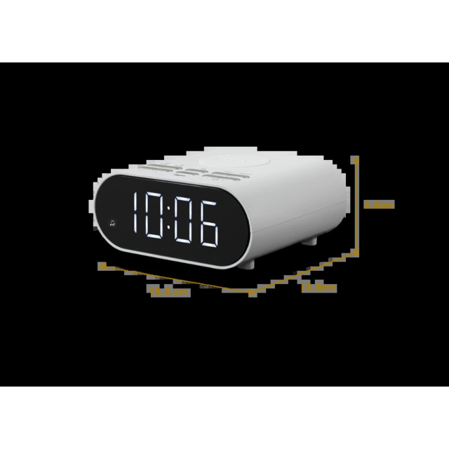 Roberts Radio ORT-CHARGEDW  CHARGEDW Clock Radio - White