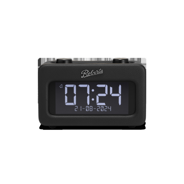 Roberts Radio Revival styled DAB+/FM bedside radio with Bluetooth with Alarms - Black