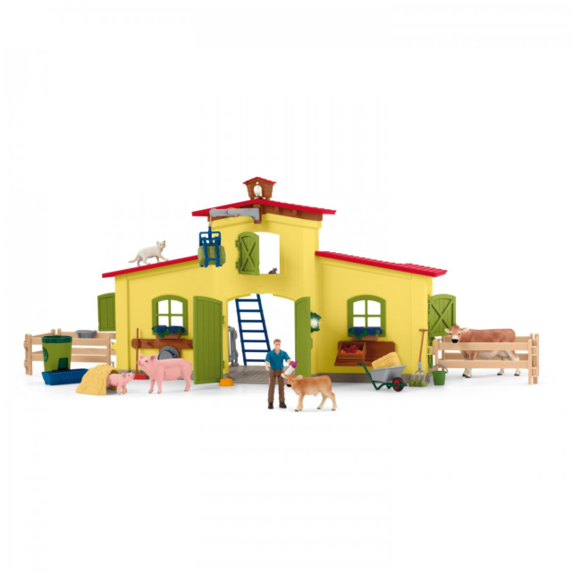 Schleich Large Farm with Animals & Accessories 42605