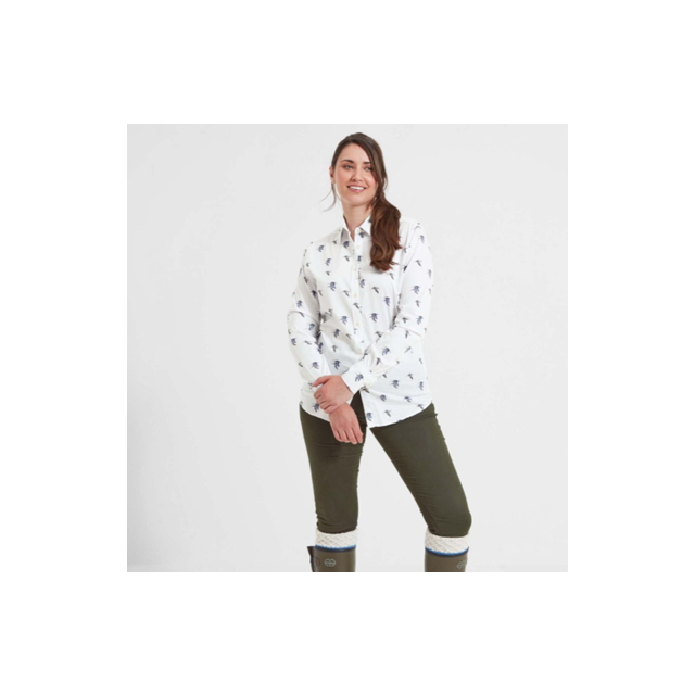Schoffel Owen Williams Shirt - Curlew Print