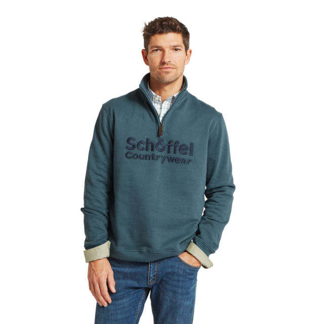 Schoffel Bude Sweatshirt - Deep Ocean Blue