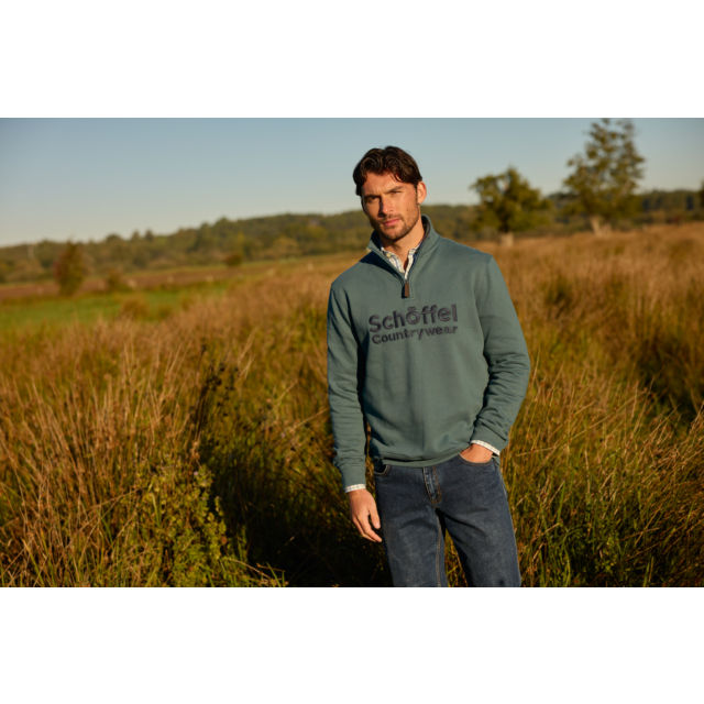 Schoffel Bude Sweatshirt - Deep Ocean Blue