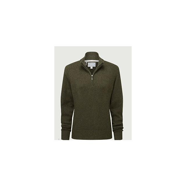 Thoralby 1/4 Zip Jumper - Loden 