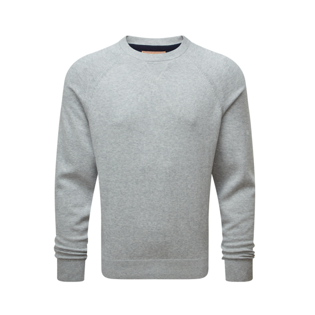 Schoffel Perranporth Pima Cotton Crew - Grey