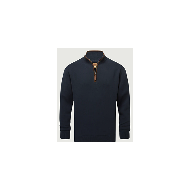 Marlow 1/4 Zip Jumper Navy 