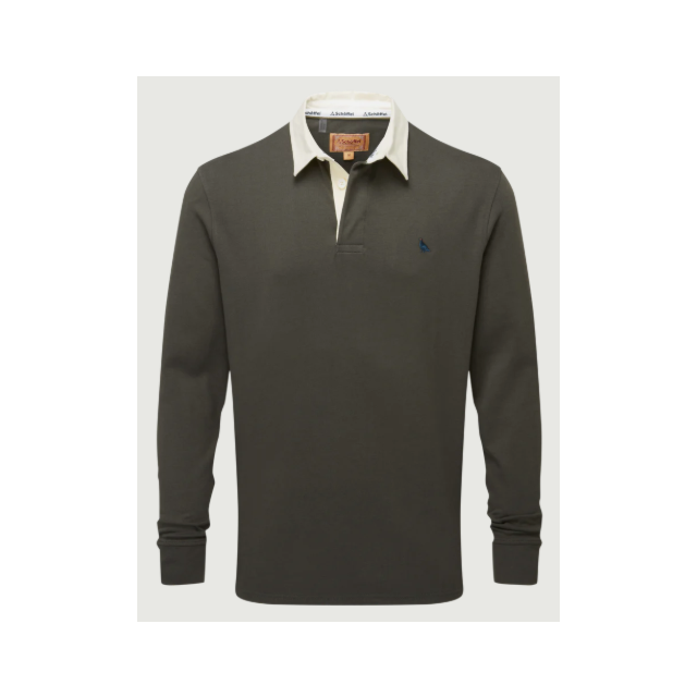 Schoffel Porthallow Rugby Shirt - Peat Green 