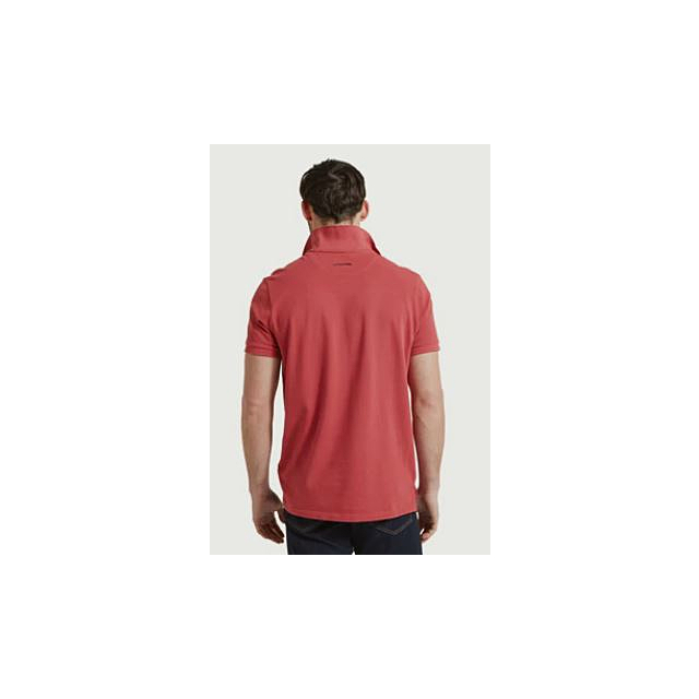 Schoffel St Ives Garment Dyed Polo Shirt -Slate Red