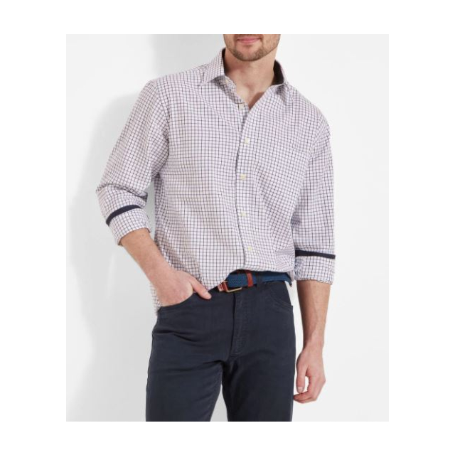 Schoffel Cambridge Classic Shirt - Dark Navy 