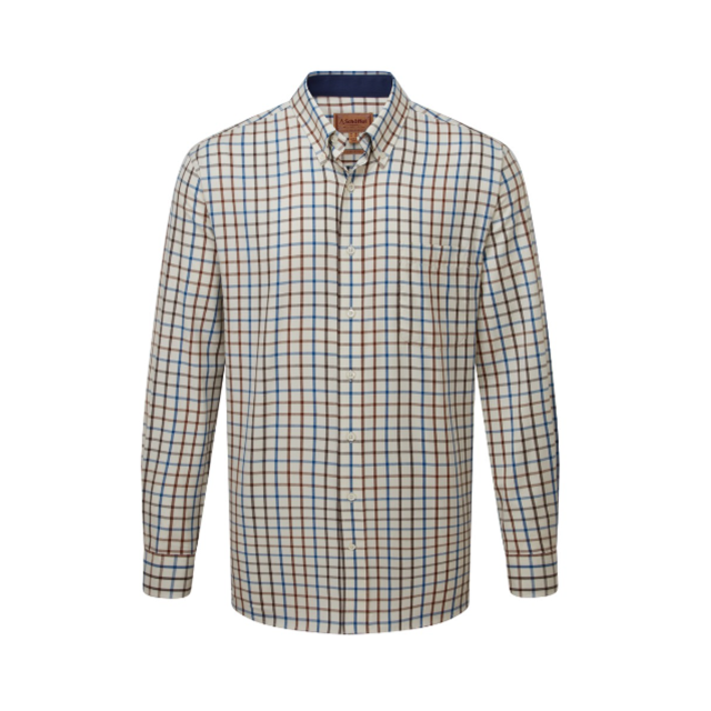 Schoffel Brancaster Classic Men Shirt Brown/Navy