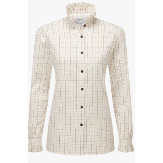 Sheringham Shirt - Cobblestone Tattersall 