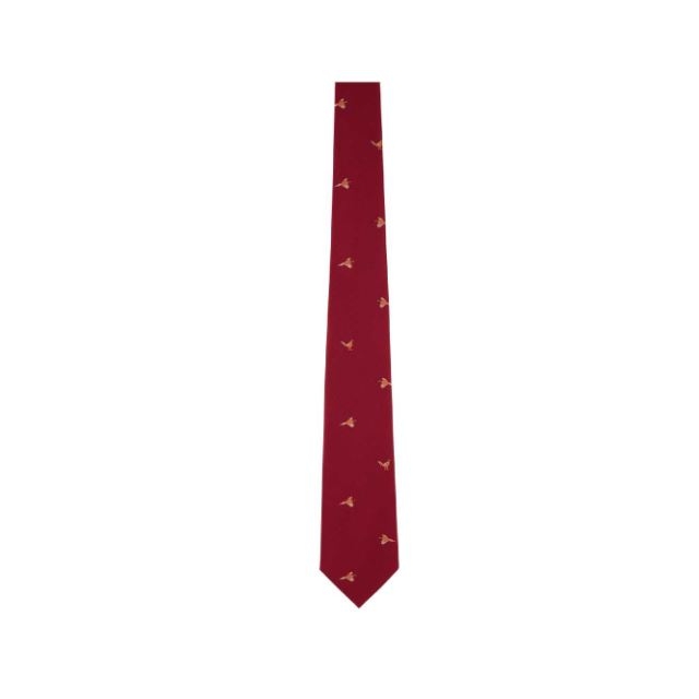 Schoffel Ashford Silk Tie - Chilli Pheasant
