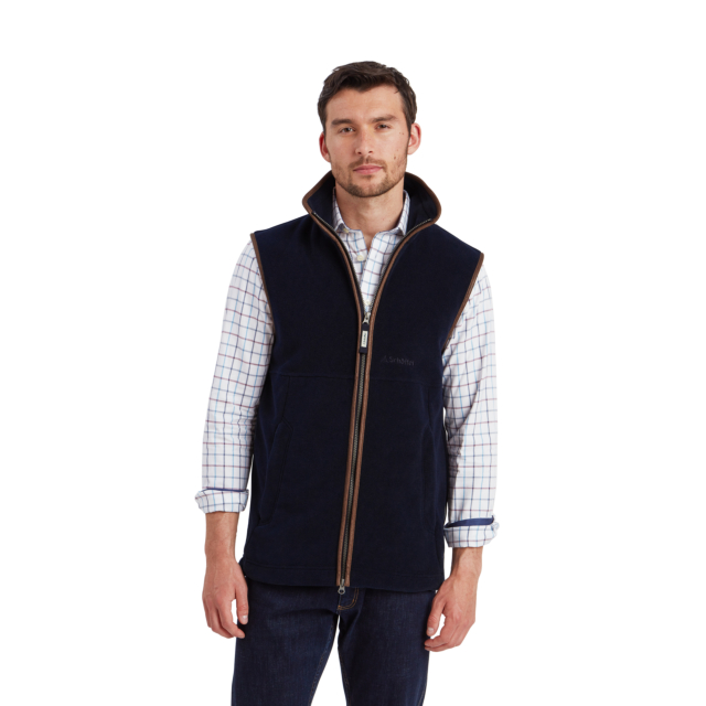 Schoffel Oakham Fleece Gilet - Navy 