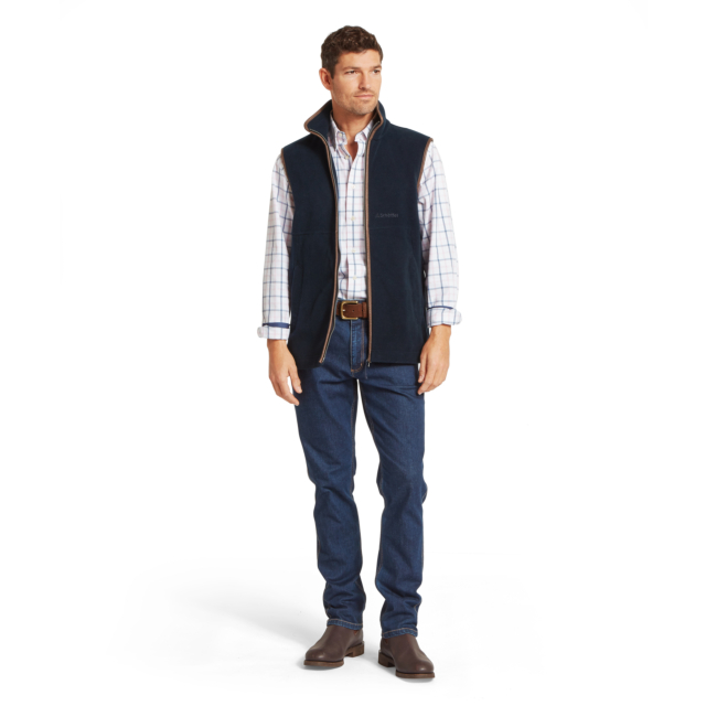 Schoffel Oakham Fleece Gilet - Petrol Blue 
