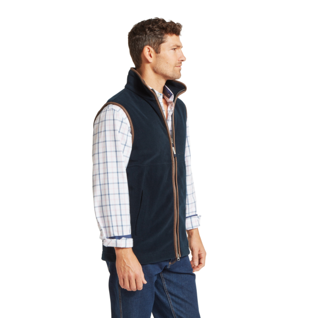 Schoffel Oakham Fleece Gilet - Petrol Blue 