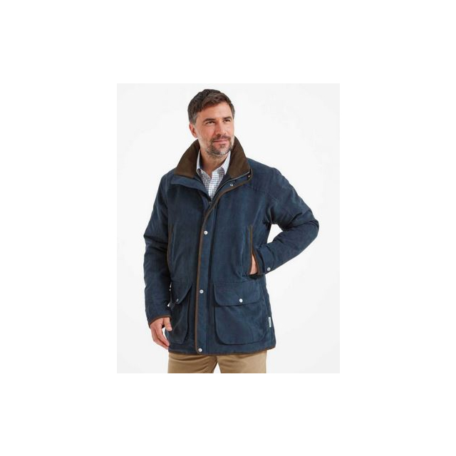 Schoffel Oundle Country Coat - Navy