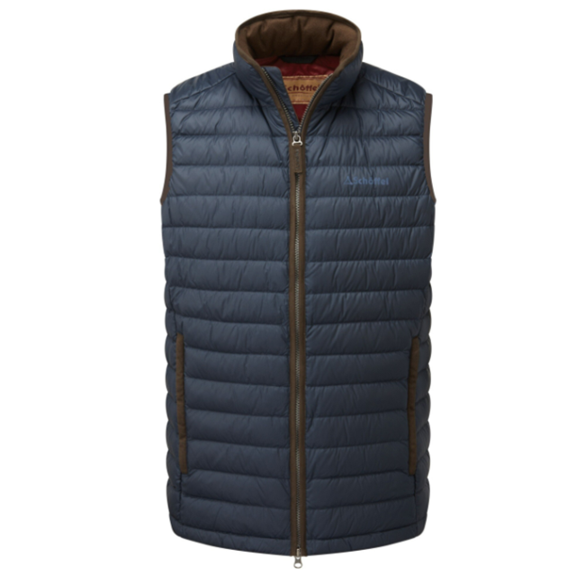 Schoffel Bowden down Gilet - True Navy