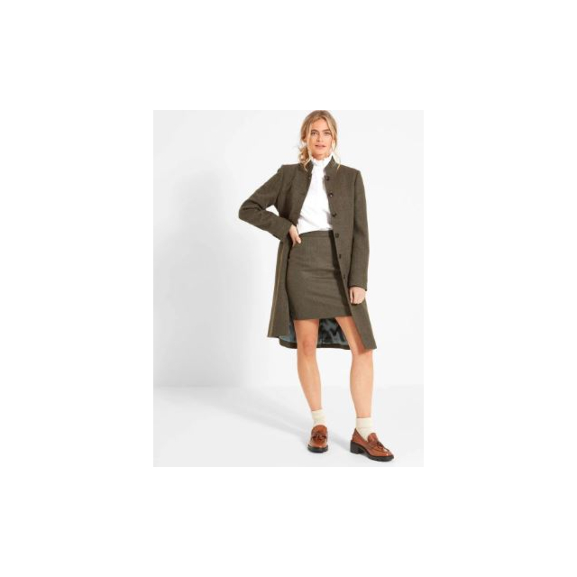 Schoffel Portree Tweed Jacket - Loden Green Herringbone Tweed