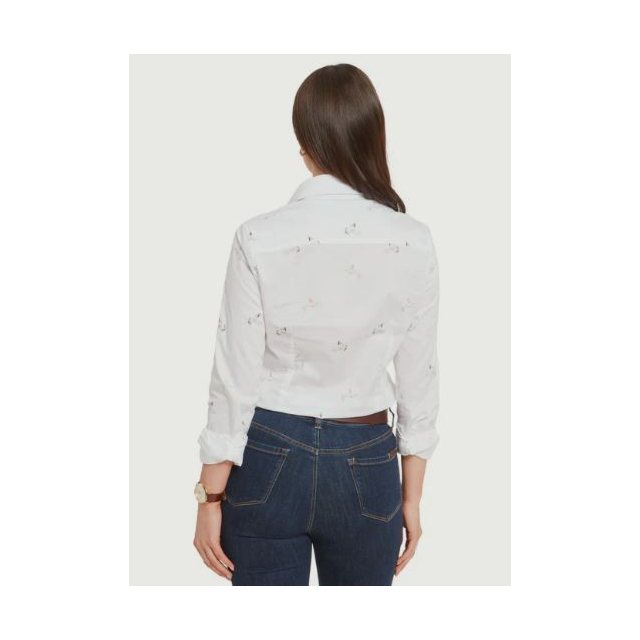 Schoffel Norfolk Shirt - Ptarmigan Print 