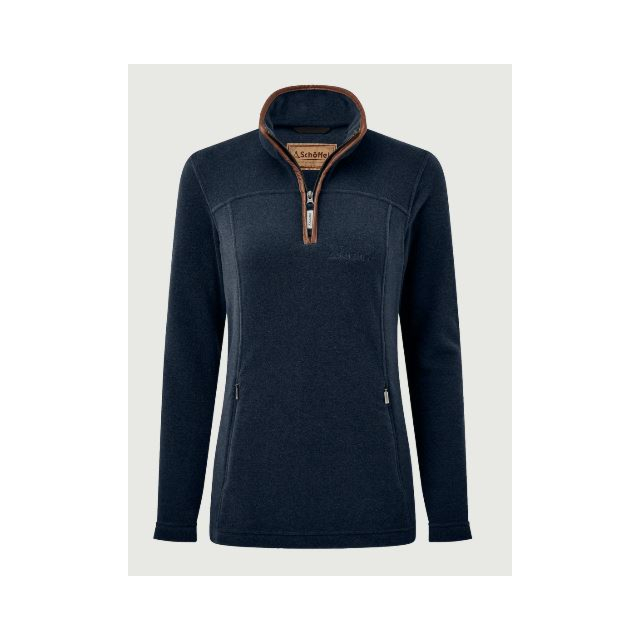 Schoffel Tilton II 1/4 Zip Fleece - Petrol Blue 