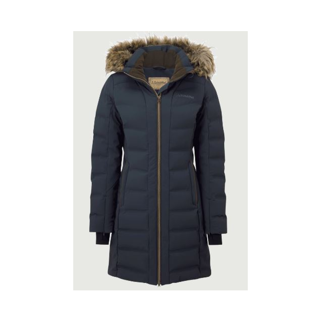 Schoffel Hurlington Waterproof Down Coat - Carbon Navy