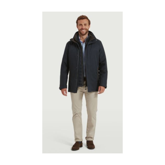 Schoffel Whitton Waterproof Coat  - Navy 