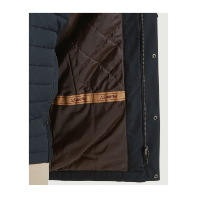 Schoffel Whitton Waterproof Coat  - Navy 