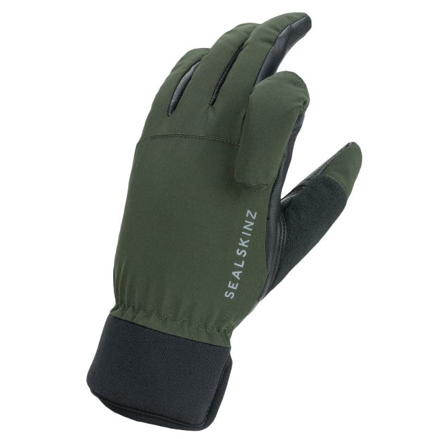 Sealskinz Broome Shooting Gloves - Olive Green / Black
