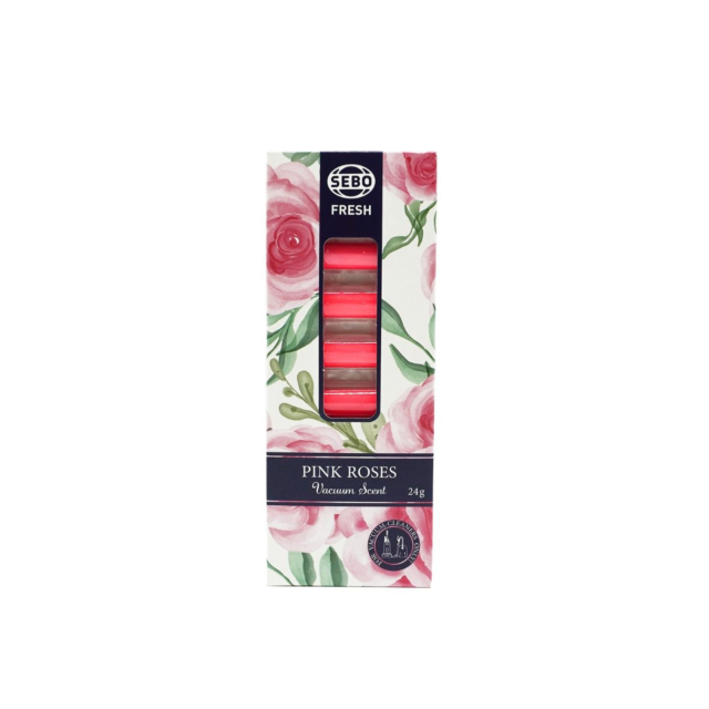 Sebo Fresh 4291 - Pink Roses Vacuum Scents (Pack of 8)