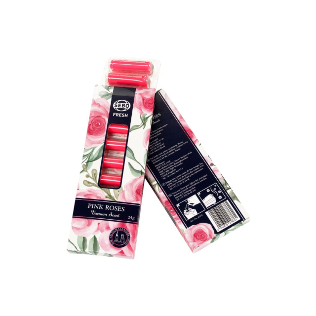Sebo Fresh 4291 - Pink Roses Vacuum Scents (Pack of 8)