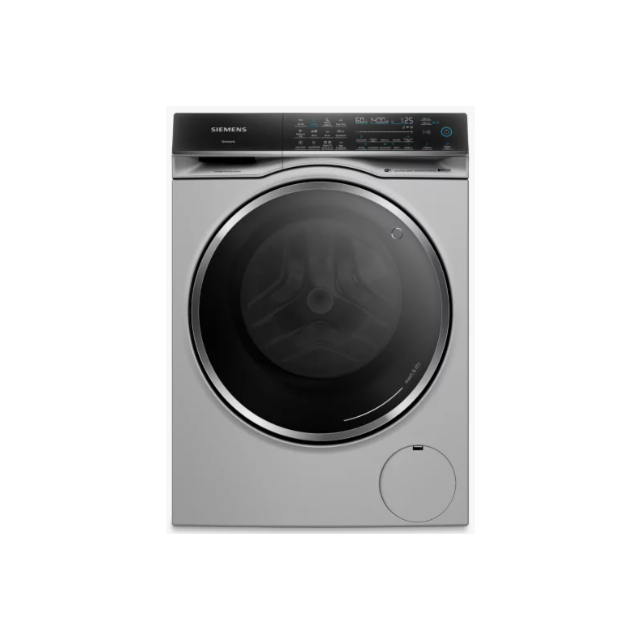 Siemens WN54C2ATGB iQ700 10.5kg / 6kg 1400 Spin Washer Dryer - Silver Inox
