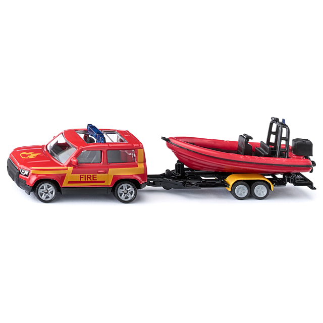 Siku - Land Rover Defender With Boat 