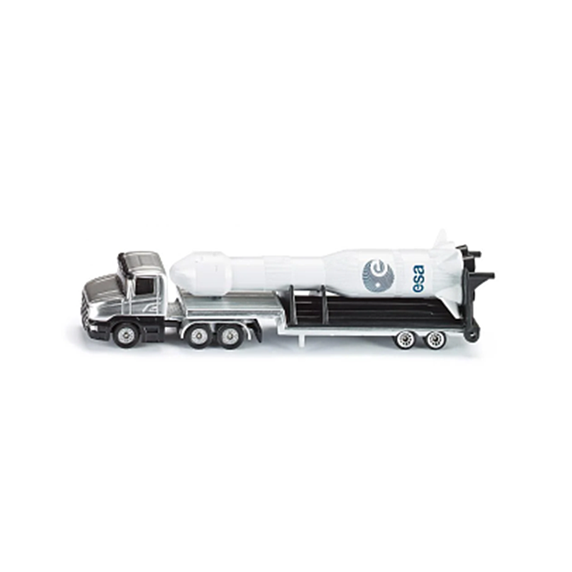 Siku -  Low Loader With Rocket