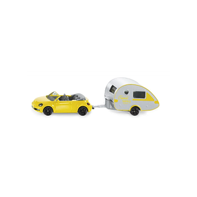 Siku - VW Beetle With Caravan 