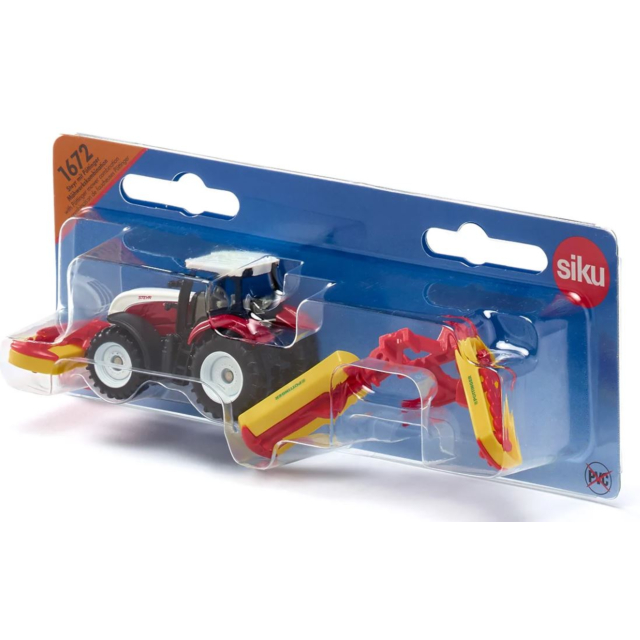 Siku Steyr With Pottinger Mower Combi