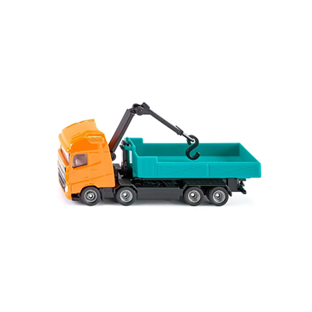 Siku -  Volvo Roll Off Tipper With Crane